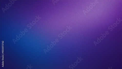 Purple blue grainy gradient, noisy background light to dark royal purple