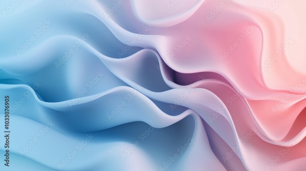 Fototapeta premium Abstract wave pattern with pastel colors