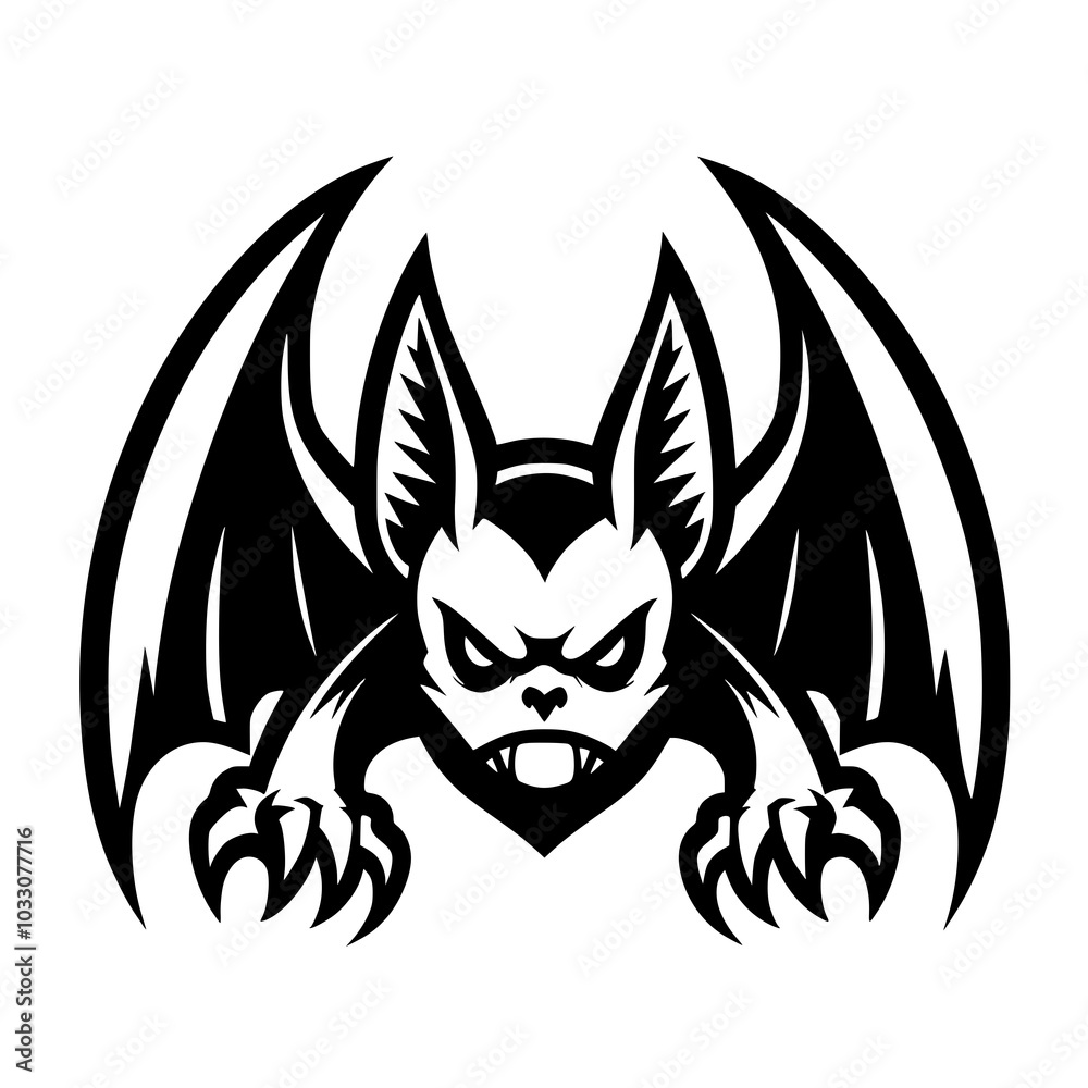 Vector of Angry Bat