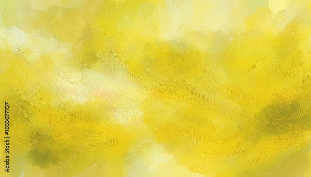 Abstract yellow watercolor background texture