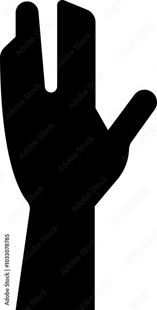 Human hand Gesture icon in trendy black flat style. Hand drawn Emoji. Perfect vector for communication, body language, design element. Raise hand Waving sign symbol isolated on transparent background. Human hand Gesture icon in trendy black flat style. Hand drawn Emoji. Perfect vector for communication, body language, design element. Raise hand Waving sign symbol isolated on transparent background.