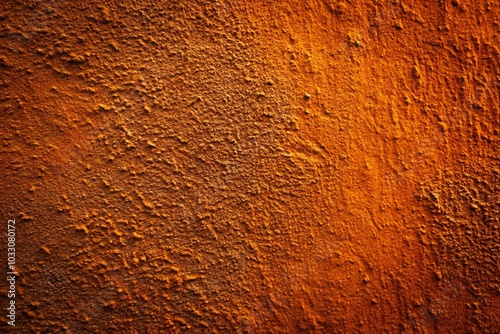 Dark Orange Grungy Abstract Cement Wall Texture for Background Use