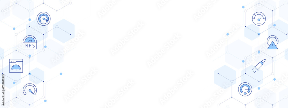 Speed Banner Vector Illustration with Two-sided Icon Style. Line Duotone icon. Containing speed limit, speedometer, speed, bullet, fast Speed Banner Vector Illustration with Two-sided Icon Style. Line Duotone icon. Containing speed limit, speedometer, speed, bullet, fast