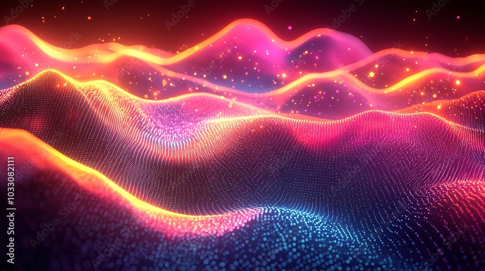 Dynamic Collision of Electromagnetic and Radio Waves Unleashing Vibrant 3D Spectrum Burst Dynamic Collision of Electromagnetic and Radio Waves Unleashing Vibrant 3D Spectrum Burst