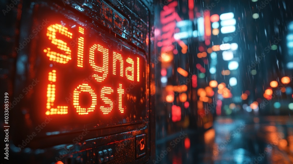 A neon-lit urban scene with a A neon-lit urban scene with a