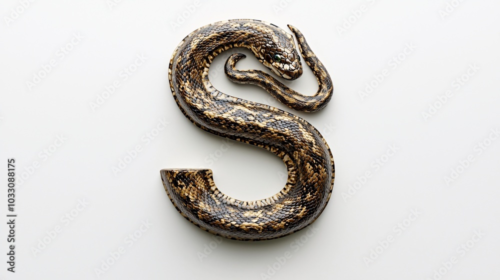 Letter S with a Slithering Snake for Learning Letter S with a Slithering Snake for Learning