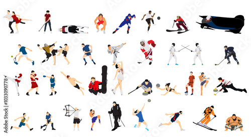 set of different sports