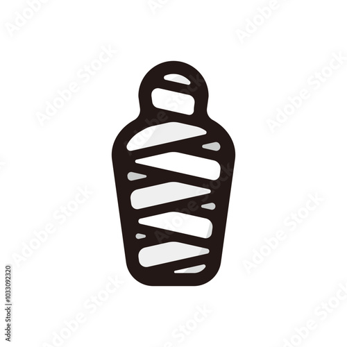 Mummy outline icon for graphic design, apps and websites