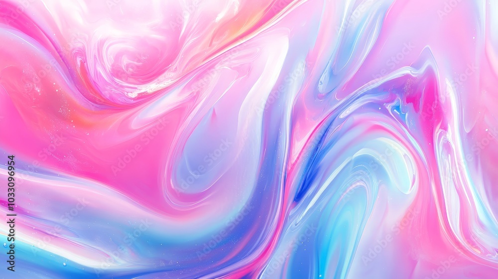 Vibrant Abstract Fluid Art Swirls in Pastel Hues Vibrant Abstract Fluid Art Swirls in Pastel Hues