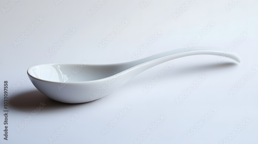 ceramic spoon isolated on white background. ceramic spoon isolated on white background.
