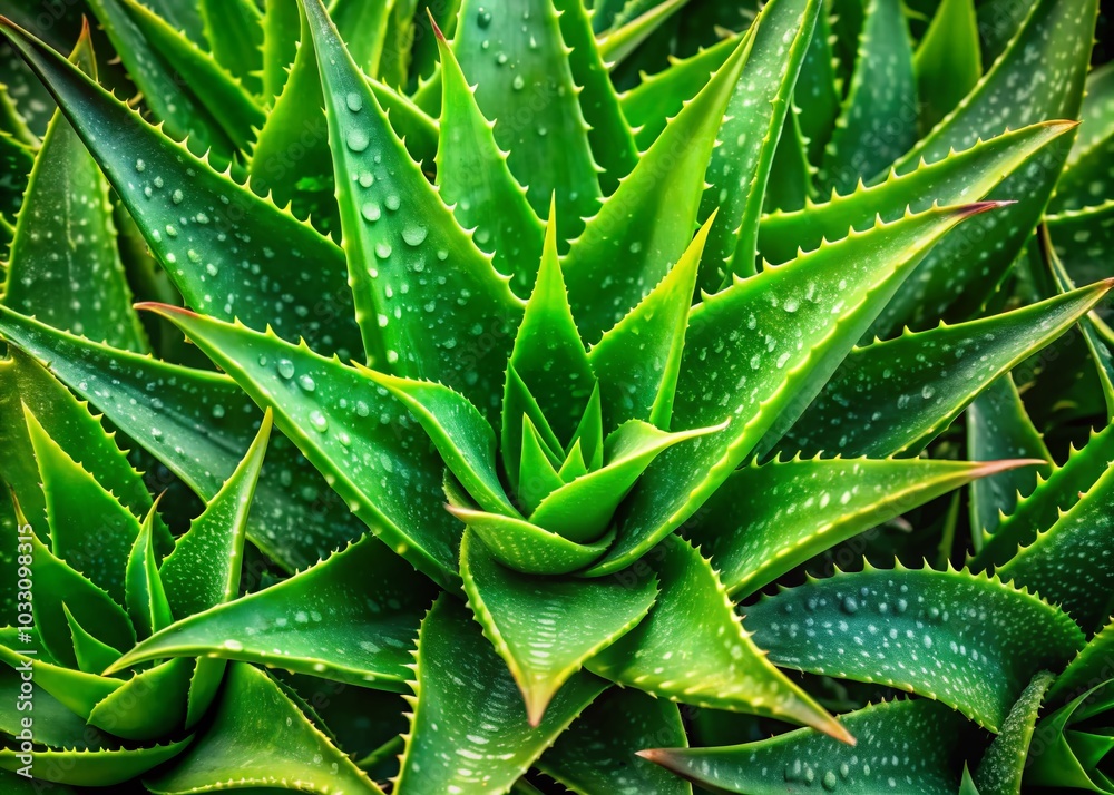 High Dynamic Range Seamless Background of Fresh Aloe Vera Leaves for Natural Decor and Wellness Themes High Dynamic Range Seamless Background of Fresh Aloe Vera Leaves for Natural Decor and Wellness Themes