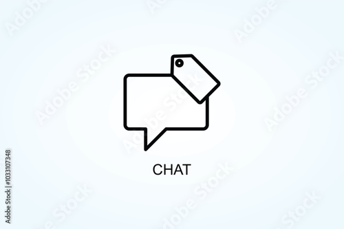 Chat Vector Or Logo Sign Symbol Illustration