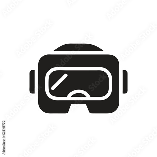 Virtual Reality Icon, Safety goggles icon