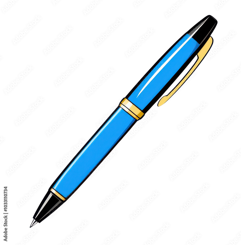 Blue luxury pen, Blue luxury pen,