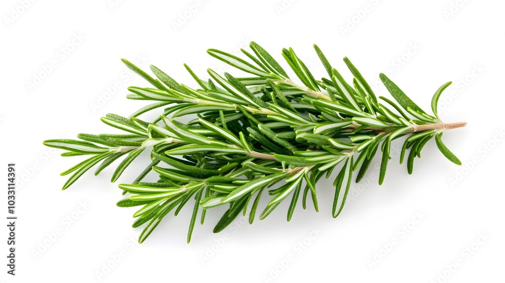 Fototapeta premium Rosemary isolated on white background. 