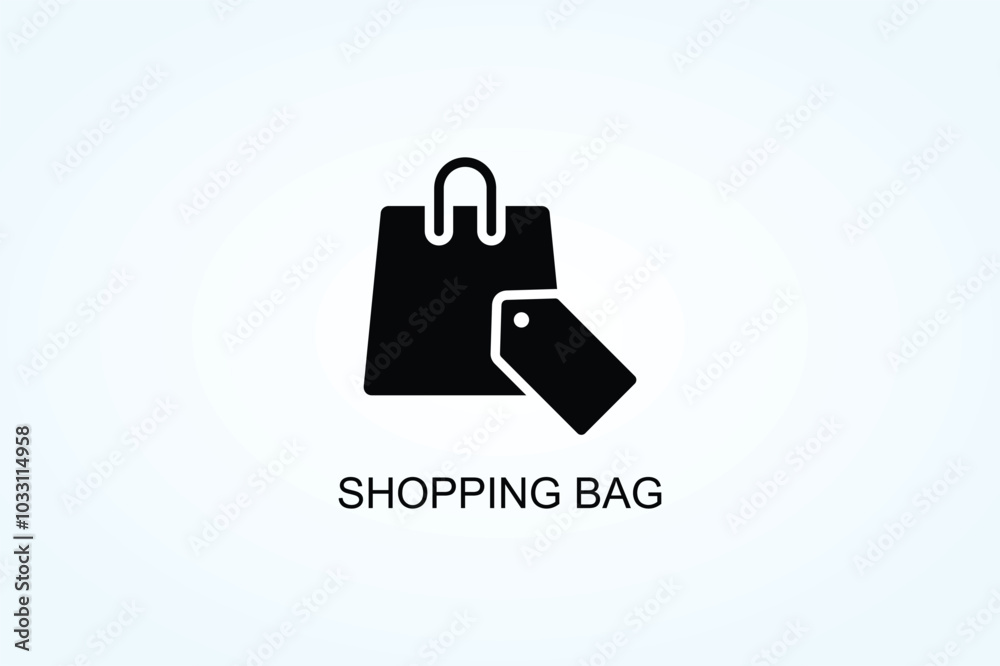 Shopping Bag Vector Or Logo Sign Symbol Illustration Shopping Bag Vector Or Logo Sign Symbol Illustration