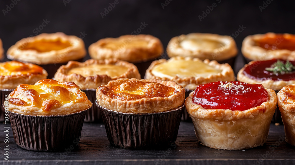 Mini chocolate tarts on a rustic board for National Chocolate Day celebration! Mini chocolate tarts on a rustic board for National Chocolate Day celebration!