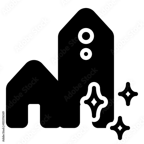Clean icon, glyph icon style