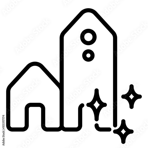 Clean icon, line icon style