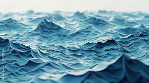 wallpaper shape of wave background, origami style