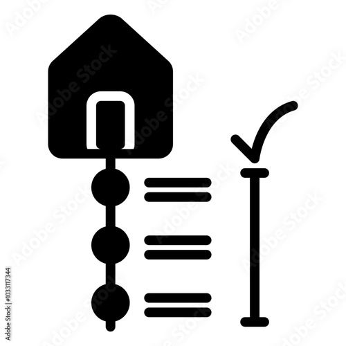 organize icon, glyph icon style