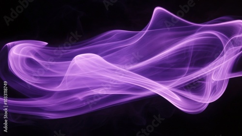 Captivating Amethyst Wisps: A Mystical Dance of Light and Shadow