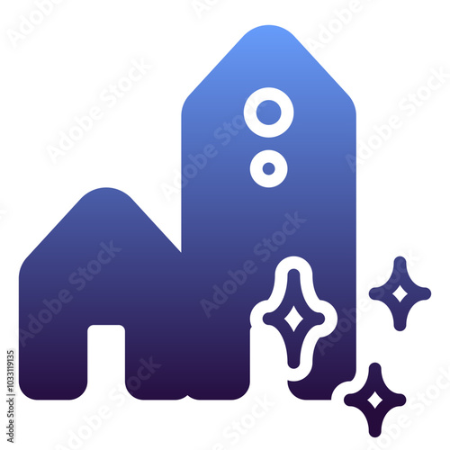 Clean icon, gradient icon style