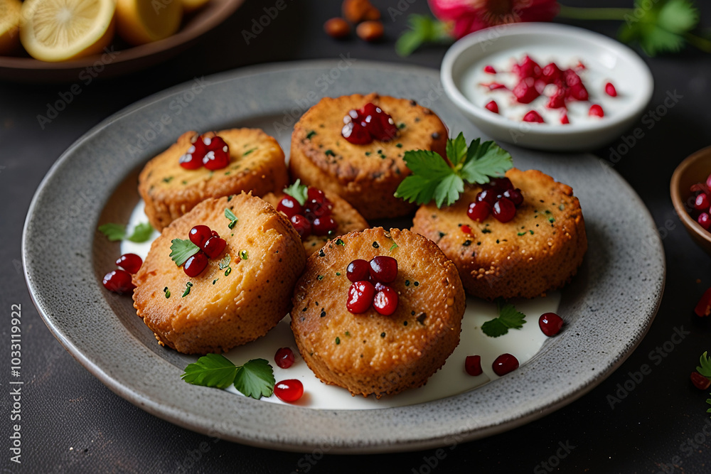 Delicious Dahi Vada with Creamy Yogurt, Tamarind Chutney, and Fragrant Spices Delicious Dahi Vada with Creamy Yogurt, Tamarind Chutney, and Fragrant Spices