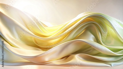 A soft colorful background with a smooth, flowing fabric design in the center of the image is a soft colorful background with a smooth, flowing fabric design in the middle. 