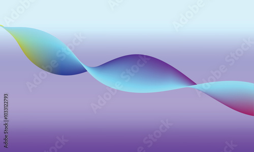 Modern abstract glowing wave background. Dynamic flowing wave lines design element. Futuristic and sound wave pattern.