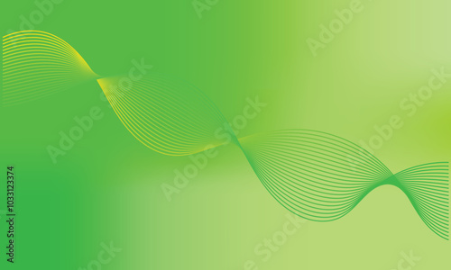 Modern abstract glowing wave background. Dynamic flowing wave lines design element. Futuristic and sound wave pattern.