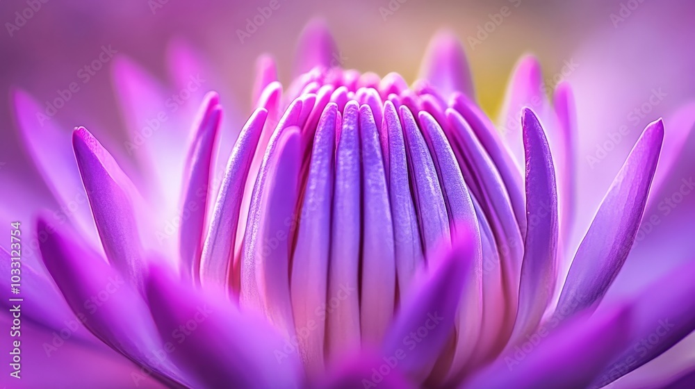 Obraz premium Captivating Lotus Flower in Shades of Purple and Pink