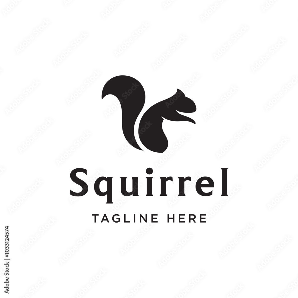 Squirrel logo template design with a creative and unique concept. Squirrel logo template design with a creative and unique concept.