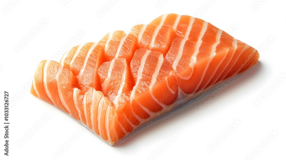 salmon, trout, steak, slice of fresh raw fish, isolated on white background, clipping path, full depth of field. salmon, trout, steak, slice of fresh raw fish, isolated on white background, clipping path, full depth of field.