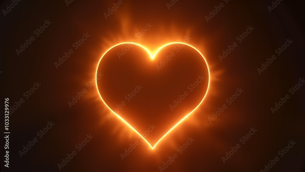Heart shaped solar eclipse reflection hyperrealistic shallow depth of field