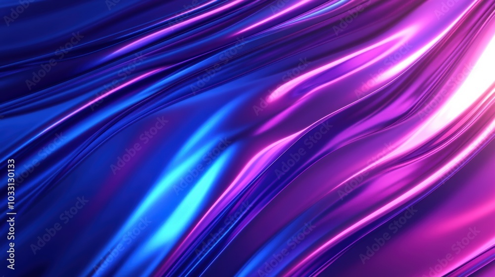 Fototapeta premium A high-resolution gradient background transitioning from deep purple to neon blue