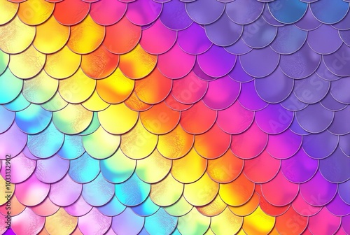 Fish Scales An op art pattern inspired by fish scales creating a