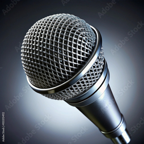 microphone isolated on white background