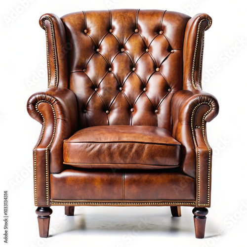leather armchair