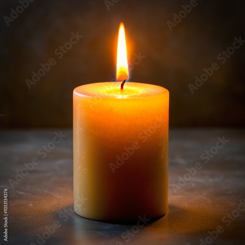 candle in the dark, flame, light 