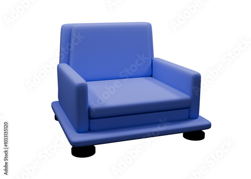 3d illustration design of sofa for any purpose, it's up to you