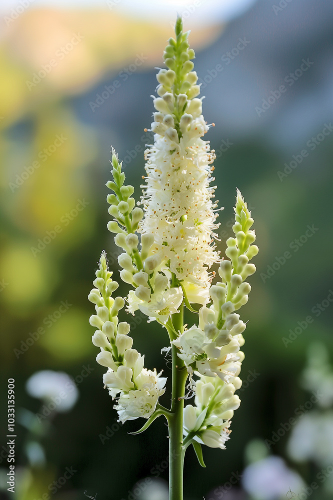 Eremurus himalaicus: stunning himalayan foxtail lily in bloom Eremurus himalaicus: stunning himalayan foxtail lily in bloom