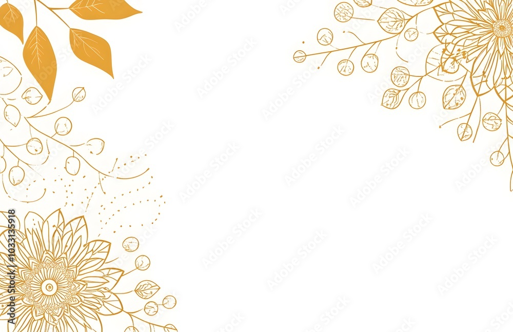 A flat vector background with subtle white mandala patterns on the left and right sides, A flat vector background with subtle white mandala patterns on the left and right sides,