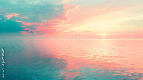 sunrise over the sea wallpaper