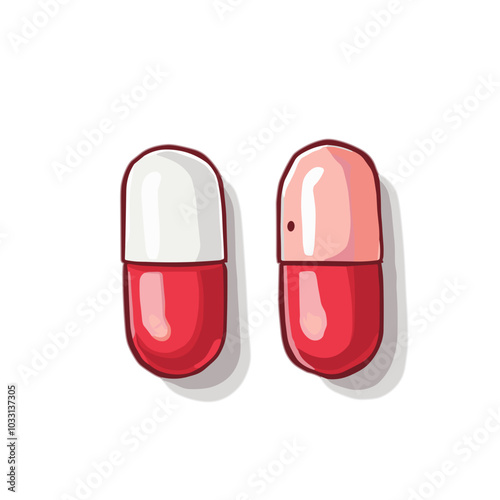 Medicine pills, pharmacy vector icon