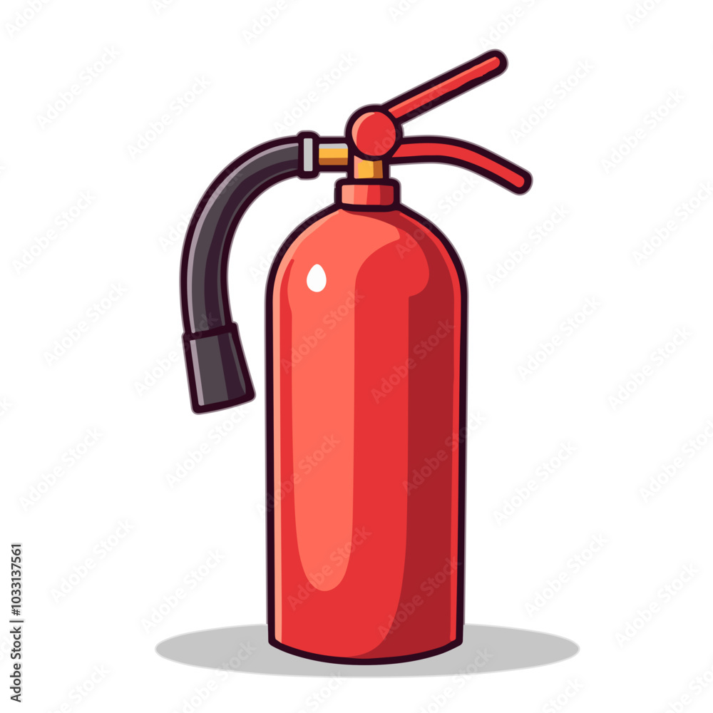 Vector fire extinguisher icon, safety equipment symbol Vector fire extinguisher icon, safety equipment symbol