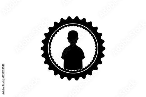 Stamp icon vector | isolated vector silhouette illustration on white background