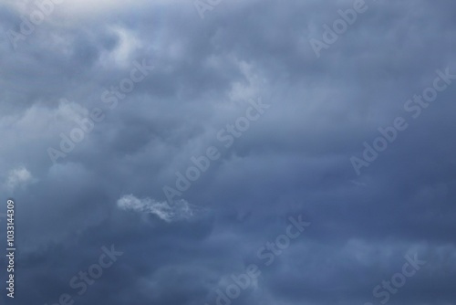 Background of dark clouds before a thunder-storm