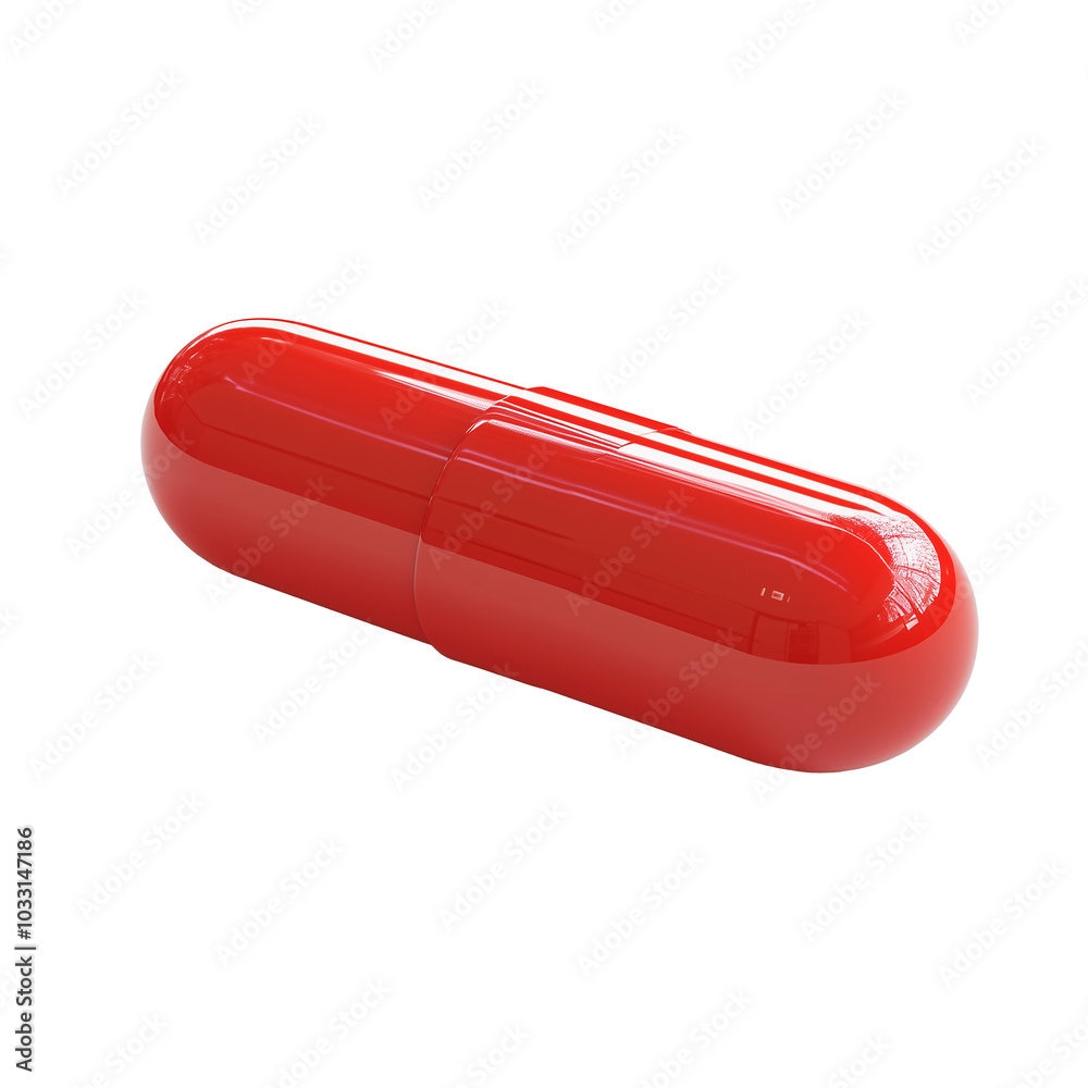 3d rendering icon pill illustration png. cartoon minimal style on transparent isolated background.