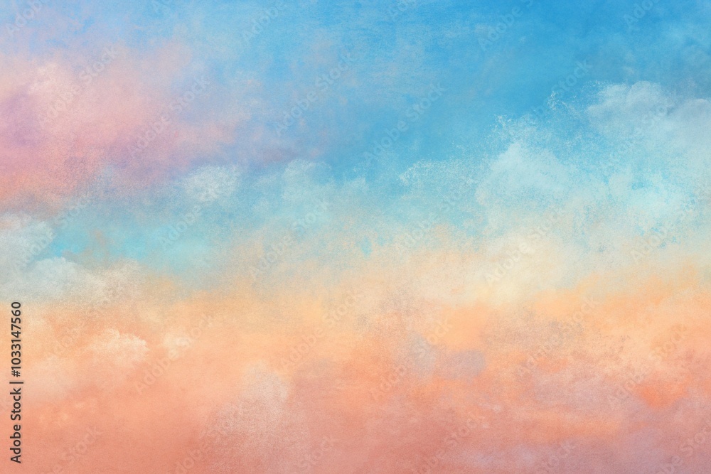Abstract Sky Blue and Pastel Peach Blend Background Abstract Sky Blue and Pastel Peach Blend Background
